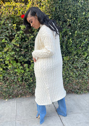 Cozy Girl Cardigan (Cream)